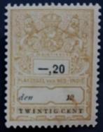 Nederlands Indie Jaren'20 Plakzegel van -,20 (twintig cent), Postzegels en Munten, Postzegels | Nederlands-Indië en Nieuw-Guinea