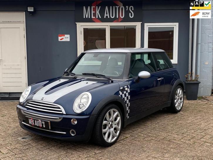 Mini Mini 1.6 Cooper Checkmate|Airco|Leder|Uniek|, Auto's, Mini, Bedrijf, Te koop, Cooper, ABS, Airbags, Airconditioning, Boordcomputer