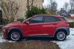 Hyundai Kona EV (Premium Executive 64kWh). 2018 Rood, Auto's, Hyundai, Zwart, Leder, Elektrisch, Dealer onderhouden