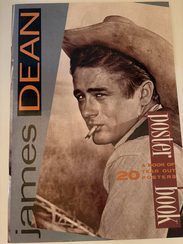 James Dean Poster Book, Verzamelen, Posters, Zo goed als nieuw, Film en Tv, A1 t/m A3, Ophalen