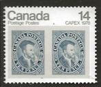 Canada 6, zegel op zegel, Verzenden, Gestempeld, Noord-Amerika
