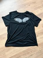 shirt met vleugels - maat 42 / xl, Kleding | Dames, Nieuw, Shein, Maat 42/44 (L), Zwart