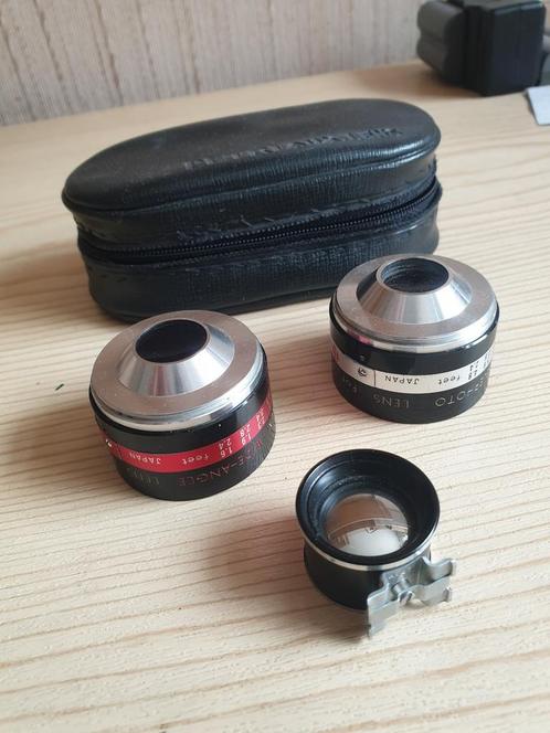 Petri Tele-Wide Finder Set met Case - Vintage Camera Lenzen, Audio, Tv en Foto, Fotografie | Lenzen en Objectieven, Gebruikt, Toebehoren