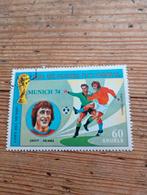 Voetbal NL Cruyff 1974 Guinea, Postzegels en Munten, Ophalen of Verzenden
