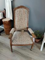 eikenhouten, hand gestoken antieke stoel, Ophalen