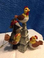 Charming Tails Beeldje/ Hanger Eiffeltoren: 3 French Hens.., Ophalen of Verzenden, Nieuw, Dier
