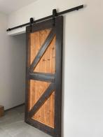 Loftdeur/barn door/schuifdeur (inclusief railsystem), Doe-het-zelf en Verbouw, Ophalen, 80 tot 100 cm, Binnendeur, Zo goed als nieuw