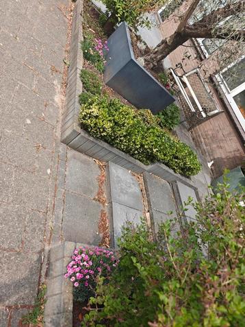 Border grijs 1mx40cm hoog - zelf verwijderen beschikbaar voor biedingen