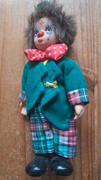 Grappige clown poppetje met kleding, Ophalen of Verzenden, Gebruikt