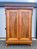 Mahonie biedermeier meidenkast kleding linnen leg kind buffe, Huis en Inrichting, Ophalen, Gebruikt, 100 tot 150 cm, Eikenhout