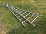 Ladder uitschuifbaar 6 m hoog, Ophalen, Gebruikt, Ladder, Opvouwbaar of Inschuifbaar