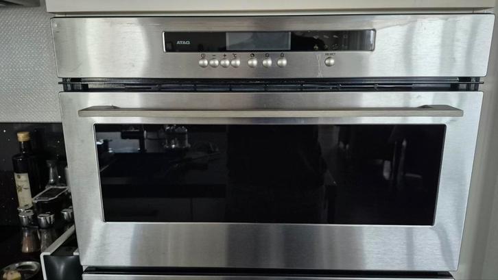 Atag Inbouw Stoomoven, Witgoed en Apparatuur, Ovens, Gebruikt, Inbouw, Oven, 45 tot 60 cm, 45 tot 60 cm, Stoom, Ophalen