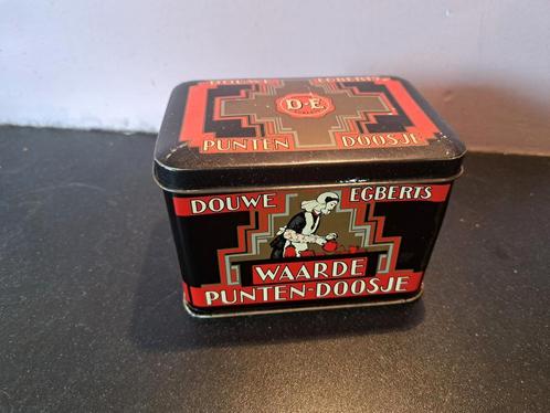 Douwe Egberts puntenblikje, Verzamelen, Blikken, Gebruikt, Douwe Egberts, Ophalen of Verzenden