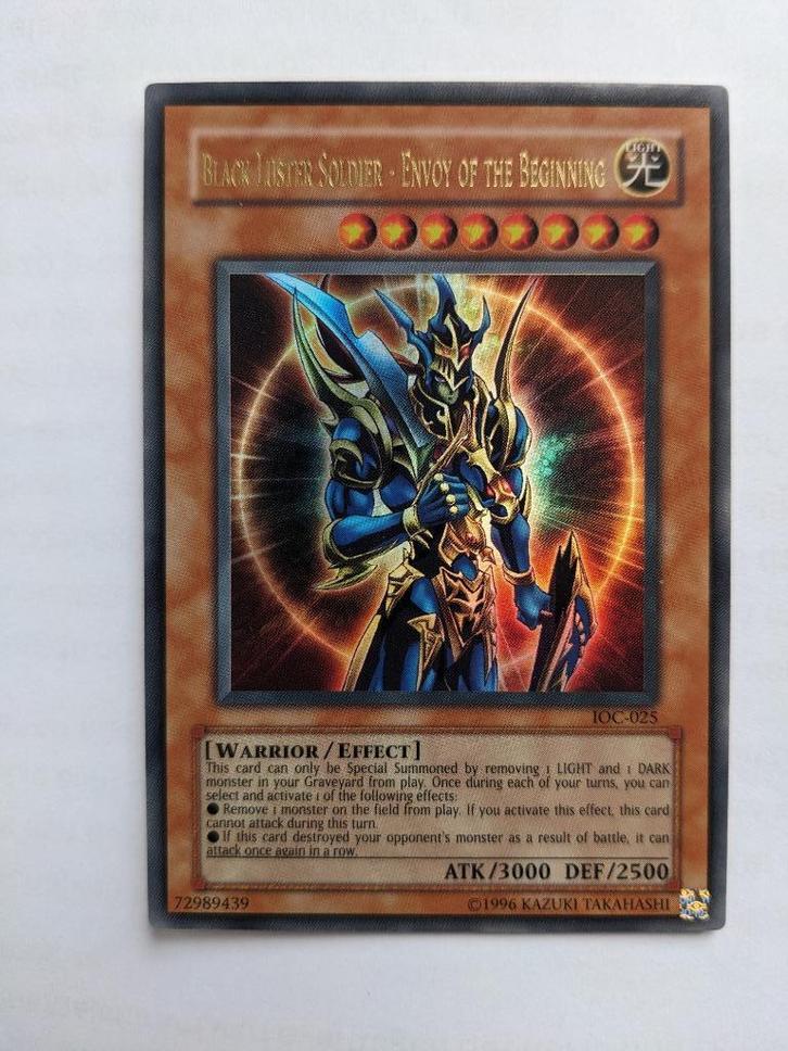 Yu-Gi-Oh Black Luster Soldier Envoy of the Beginning IOC-025, Hobby en Vrije tijd, Verzamelkaartspellen | Yu-gi-Oh!, Gebruikt