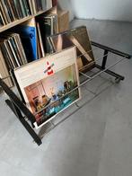 Retro platen rek jaren zeventig, Ophalen, Zo goed als nieuw, Overige merken