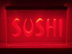 Sushi led bord 30x20cm *rood* reclame zaak winkel reclamebak, Verzamelen, Ophalen of Verzenden, Nieuw, Lichtbak of (neon) lamp