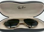 Vintage Ray-Ban Aviator B&L W1081  Goud & groen glas (59-16), Gebruikt, Zonnebril, Ophalen of Verzenden, Ray-Ban