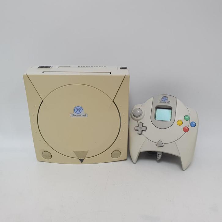 Sega Dreamcast HKT-3030 Spelcomputer in Zeer Nette Staat, Spelcomputers en Games, Spelcomputers | Sega, Zo goed als nieuw, Saturn of Dreamcast