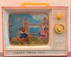 Fisher Price Giant Screen Music Box Wind Up TV Vintage 1960, Ophalen of Verzenden
