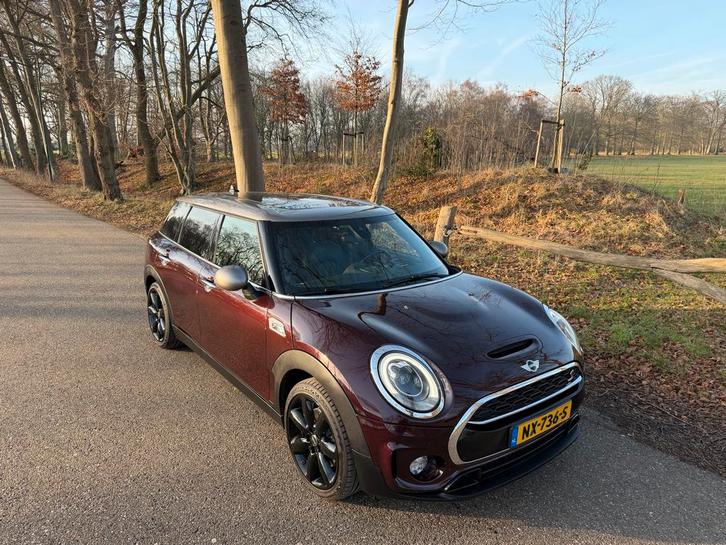 Mini Clubman Cooper S pure burgundy chilli serious bussines, Auto's, Mini, Bedrijf, Clubman, ABS, Achteruitrijcamera, Adaptieve lichten