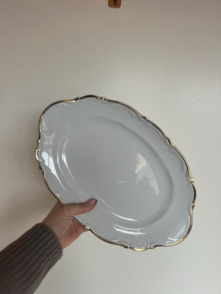 Vintage Mitterteich Bavaria Serveerschaal, Huis en Inrichting, Keuken | Servies, Gebruikt, Schaal of Schalen, Overige stijlen