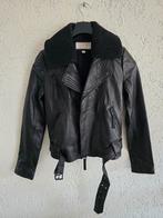 Stoer Leren damesjack van Michael Kors (Nieuw), Michael Kors, Zwart, Nieuw, Ophalen of Verzenden