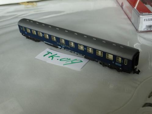 N-Spoor: 3 Fleischmann rijtuigen: 8115, 8112, 8117., Hobby en Vrije tijd, Modeltreinen | N-Spoor, Wagon, Gelijkstroom of Wisselstroom