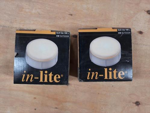 In-lite Glo lite 100 Grondspots - Nieuw in Doos, Tuin en Terras, Buitenverlichting, Nieuw, Vloerlamp, Kunststof, Minder dan 50 watt