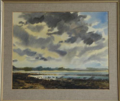 Heidelandschap Beint Mankes, Antiek en Kunst, Kunst | Schilderijen | Klassiek, Ophalen of Verzenden