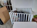 Witte baby / kinderbox, Gebruikt, In hoogte verstelbaar, Ophalen, Vierkant