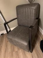Grijze fauteuil, Huis en Inrichting, Fauteuils, Ophalen, Zo goed als nieuw, 75 tot 100 cm, 50 tot 75 cm