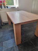 Mooie eikenhouten eettafel - 160x100 cm, Ophalen, Eikenhout, 50 tot 100 cm, Zo goed als nieuw