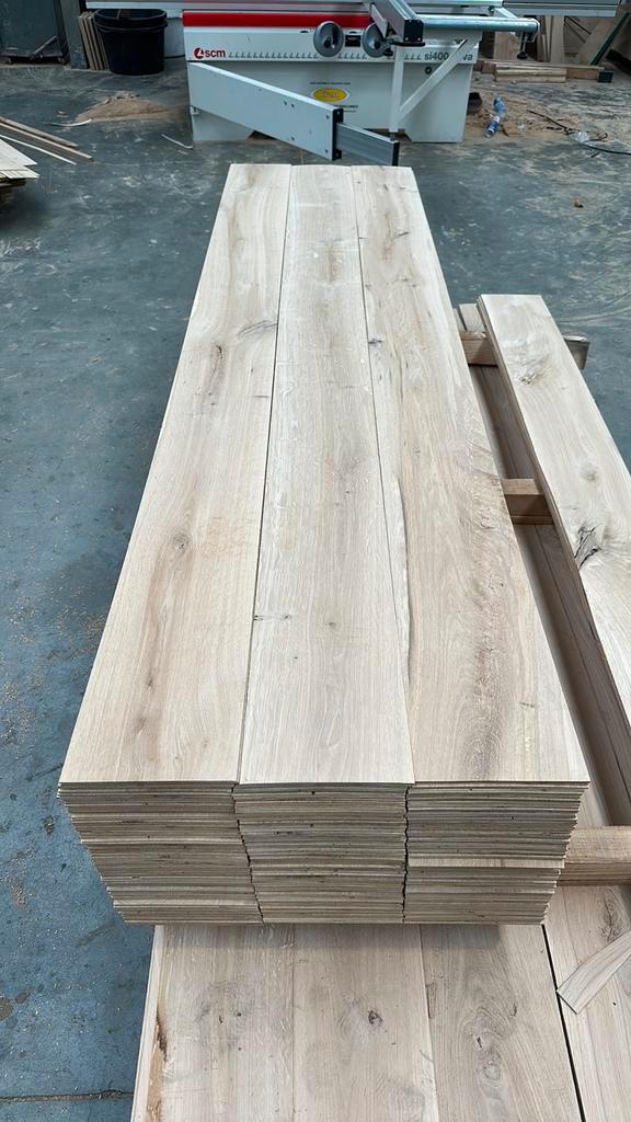 Eiken Fineer - 2200 mm, Doe-het-zelf en Verbouw, Hout en Planken, Nieuw, Plank, Eiken, 200 tot 250 cm, Minder dan 25 mm, Ophalen