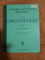 Orgelmuziek Johann Gottfried Walther, Ophalen of Verzenden, Gebruikt, Religie en Gospel, Orgel