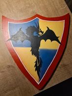 Schild met draak 36x33., Ophalen of Verzenden, Zo goed als nieuw, Wanddecoratie