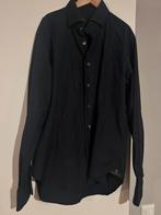 Billionaire mooi zwart overhemd/ maat L, Kleding | Heren, Verzenden, Zo goed als nieuw, Zwart, Halswijdte 41/42 (L)