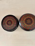 6 mooie onderzetters in doosje uit Myanmar, nieuw, Huis en Inrichting, Ophalen of Verzenden, Nieuw, Glas of Kopje