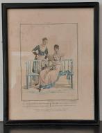 Antiek prent Evert Maaskamp klederdracht Lieve Marretje 1807, Ophalen of Verzenden