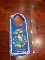 Kerst Smurfen Deurhanger - 1993 happy new year Vintage smurf, Verzamelen, Ophalen of Verzenden