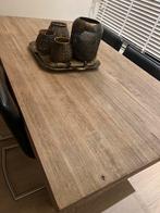 Industriële eettafel met stoelen 180x100, Ophalen, Gebruikt, 100 tot 150 cm, Vier personen