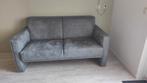 Bankstel tweezits grijs, Ophalen, 150 tot 200 cm, Tweepersoons, 75 tot 100 cm