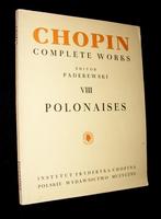 Chopin - Complete Works - Editor Paderwski - VIII - Polonais, Muziek en Instrumenten, Piano, Gebruikt, Ophalen of Verzenden, Klassiek
