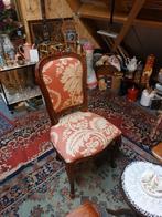 Vintage Stoffen Stoel met Bloemmotief, Antiek en Kunst, Antiek | Meubels | Stoelen en Banken, Ophalen
