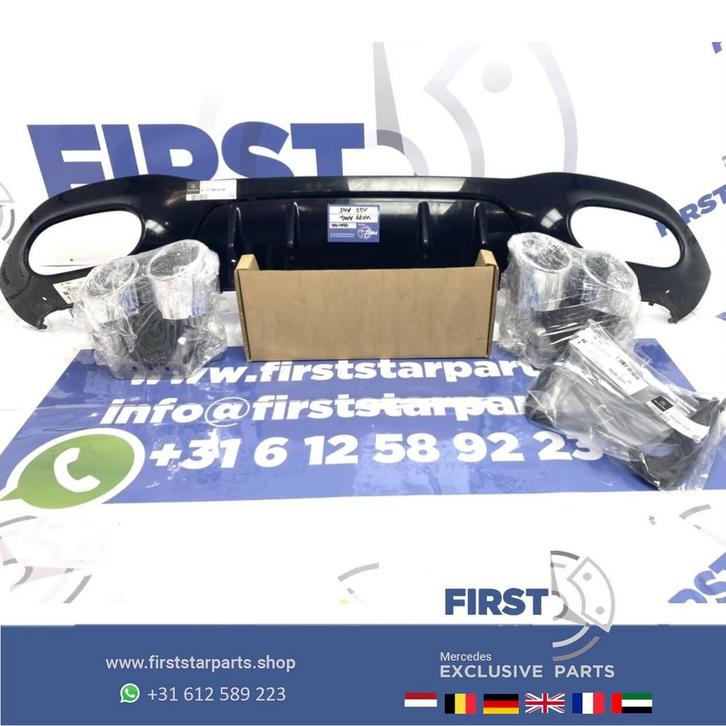 W177 A45 S AMG DIFFUSER + UITLAAT SIERSTUKKEN AERO PAKKET Me, Auto-onderdelen, Overige Auto-onderdelen, Mercedes-Benz, Gebruikt