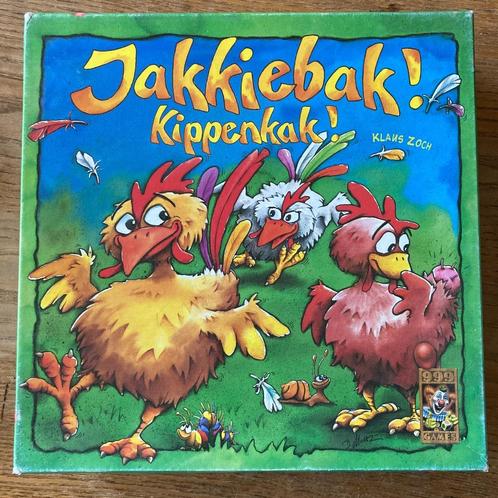 999 games - Jakkiebak Kippenkak (2-4 spelers, 4+jr) zgan, Hobby en Vrije tijd, Gezelschapsspellen | Bordspellen, Zo goed als nieuw