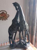 Giraffe beeld, met voet van steen, Ophalen of Verzenden, Zo goed als nieuw, Dier
