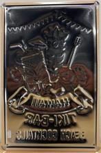 Hawaii Tiki Bar cocktails relief reclamebord van metaal deco, Huis en Inrichting, Info@deconoord.nl, Verzenden, Deco Noord, Nieuw