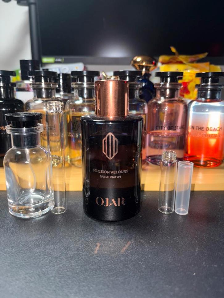 Ojar - Infusion Velours Sample/Decant, Sieraden, Tassen en Uiterlijk, Uiterlijk | Parfum, Zo goed als nieuw, Ophalen of Verzenden
