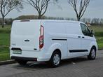 FORD TRANSIT CUSTOM 2.0 l2h1 navi inrchting!, Gebruikt, Euro 6, Wit, Navigatiesysteem