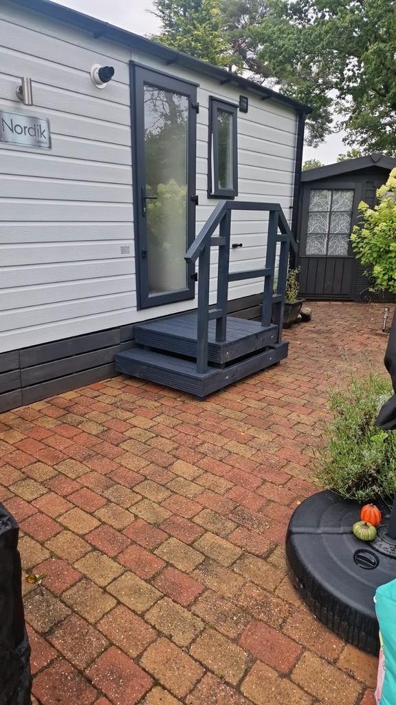 Prachtige opstap voor Chalet, Caravan, Tinyhouse, Caravans en Kamperen, Caravan accessoires, Ophalen of Verzenden